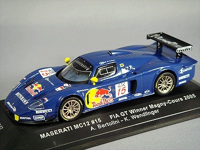 イクソ 1/43 マセラティ MC12 2005 FIA GT マニクール ウィナー #15 A