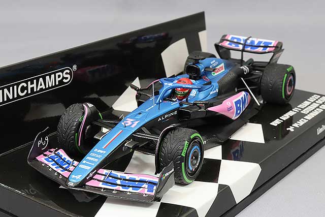 ミニチャンプス 1/43 BWT アルピーヌ F1 チーム A523 P.ガスリー 2023