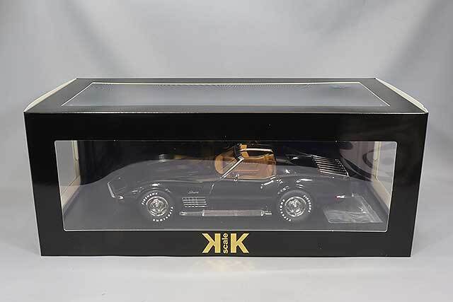 KKスケール 1/18 シボレー コルベット C3 1972 ブラック