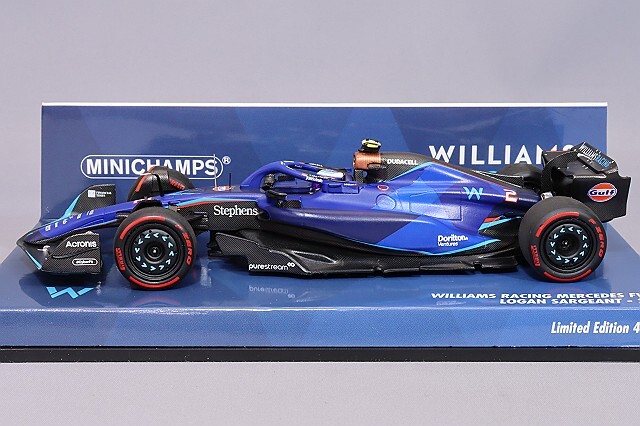 ミニチャンプス 1/43 ウィリアムズ レーシング FW45 2023 F1 #2 L