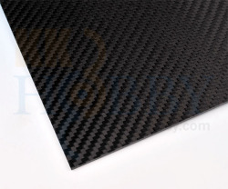 KK HOBBY 】 カーボンシート 195x245x2.5mm （綾織り） カーボン