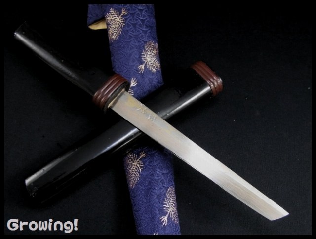 ナイフショップ グローイング！□佐治武士【さじ たけし】□ 和風小刀