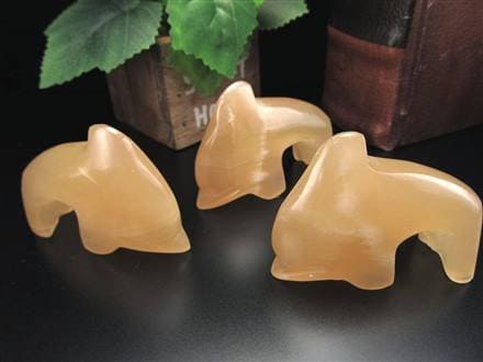 ☆イルカモチーフ置物☆淡いオレンジカラー＆白色縞模様☆ツーソン展示