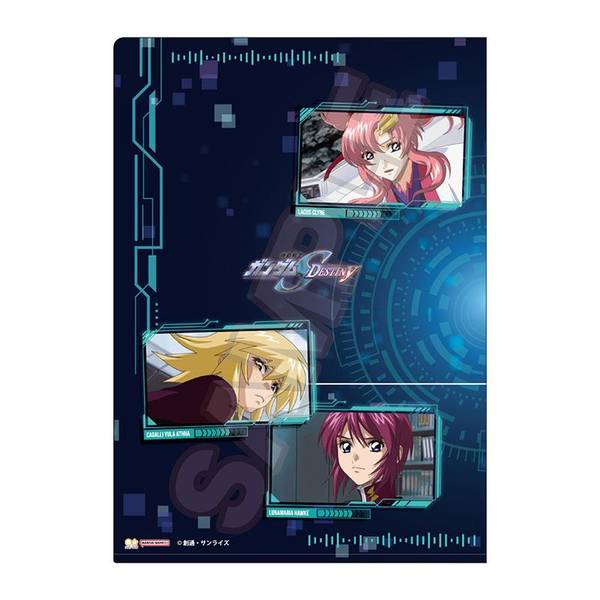 機動戦士ガンダムSEED DESTINY 場面写 A4クリアファイル 集合Aブルー