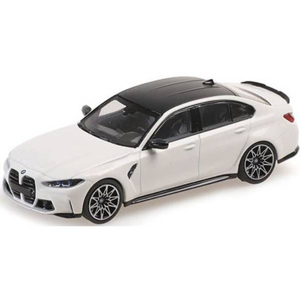 ミニチャンプス 1/43 BMW M2 CS 2020 ホワイト/ブラックホイール 完成
