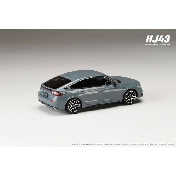 ホビージャパン 1/43 ホンダ シビック FL1 LX ソニックグレーパール