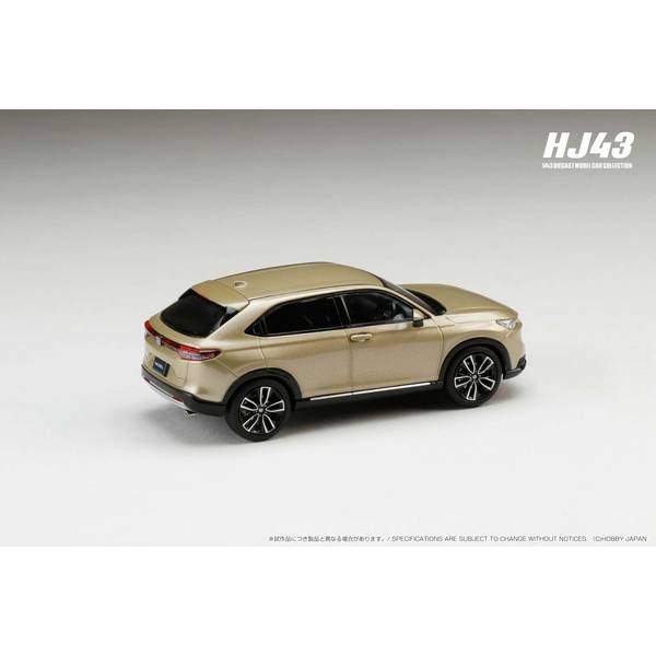 ホビージャパン 1/43 ホンダ ヴェゼル 純正オプション装着車 サンド
