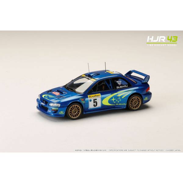 ホビージャパン 1/43 スバル インプレッサ No.3 1997 WRC ラリー