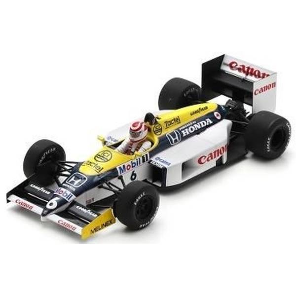 スパーク 1/18 ウィリアムズ FW11 No.5 1986 F1 ブラジルGP ウィナー N