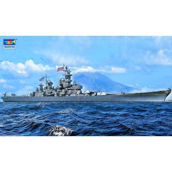 トランペッター 1/700 アメリカ海軍戦艦 BB-63 ミズーリ スケール
