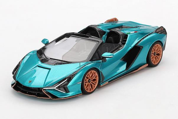 TSM Model TSM430831 1/43 Lamborghini Sian FKP 37 Roadster Blu