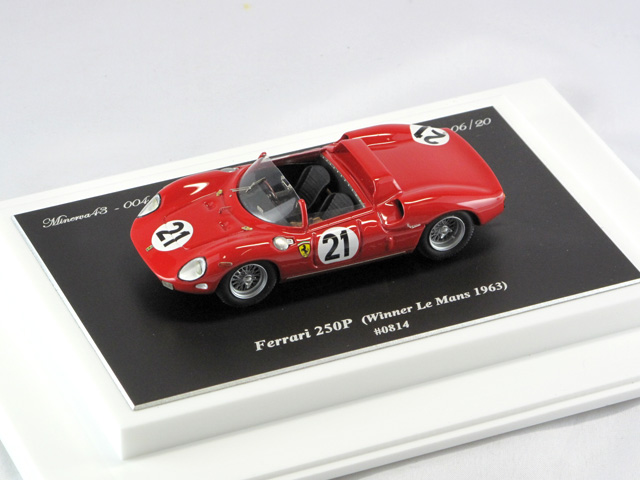 MINERVA43 フェラーリ 250P Le Mans 1963 #21 Winner 1/43完成品 20台
