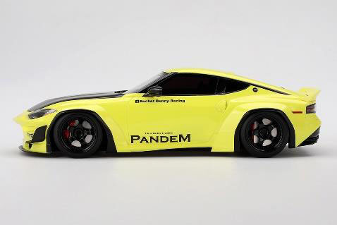 TOP SPEED TS0529 1/18 Pandem Nissan Z(RZ34) Ikazuchi Yellow