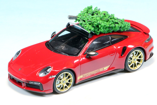 ポルシェ特注ミニチャンプス 1/43 ポルシェ 992 ターボ S 2021