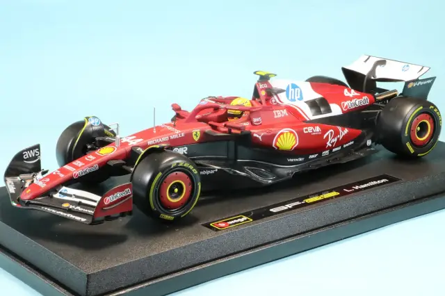 予約] ブラーゴ 1/43 フェラーリ SF-25 2025 No.44 L.ハミルトン