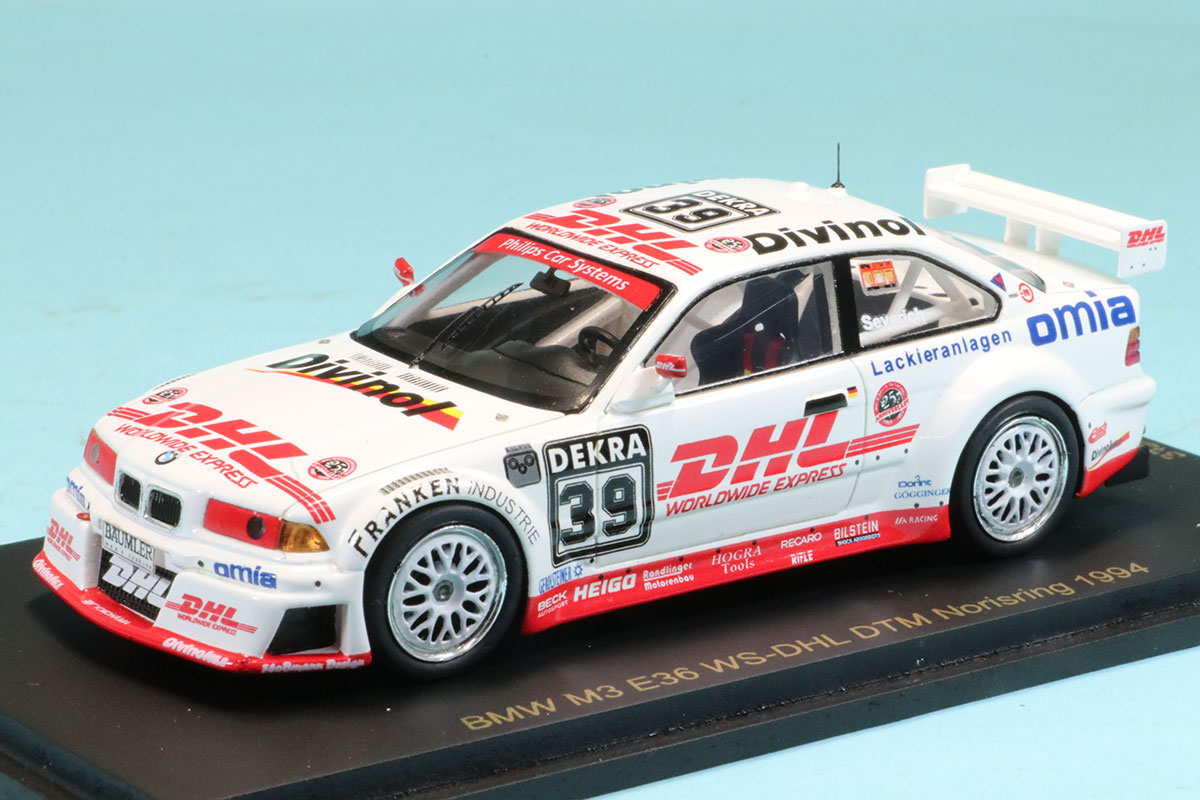 レースランド特注スパーク 1/43 BMW M3 E36 DTM ノリスリング 1994 No