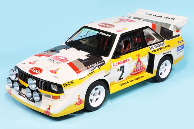 オートアート 1/18 アウディ スポーツ クワトロ S1 WRC モンテカルロ