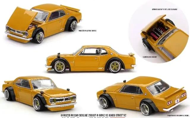 MINI-GT 1/64 ニッサン スカイライン GT-R R32 ニスモガンメタル 松田