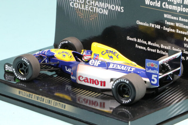 予約] ミニチャンプス 1/43 ウィリアムズ FW14B ルノー 1992 ワールド