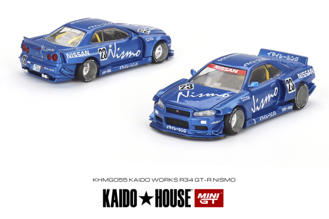 MINI GT 1/64 Nissan スカイライン GT-R R34 Kaido Works V3(右