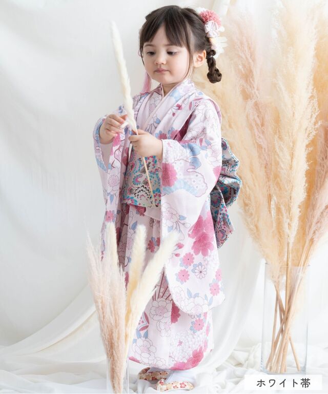 アネモネH］被布3点セット ꕤハンドメイドꕤ 七五三 3歳 男の子 女の子