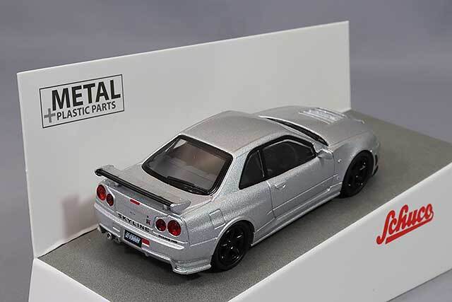 シュコー 1/64 ニスモ R34 GT-R Z-tune シルバー