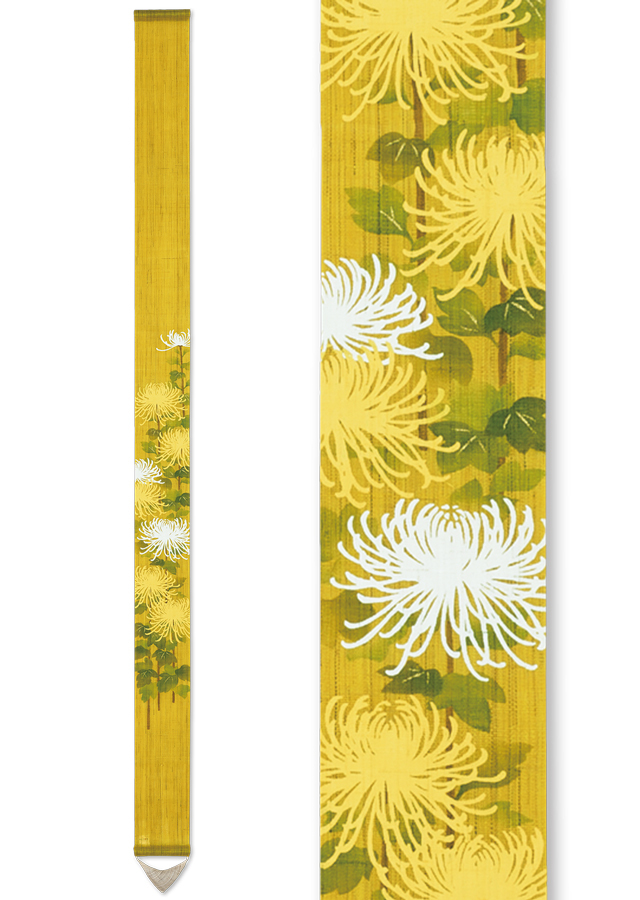手染め麻細タペ「糸菊」 [京都洛柿庵オンラインショップ]