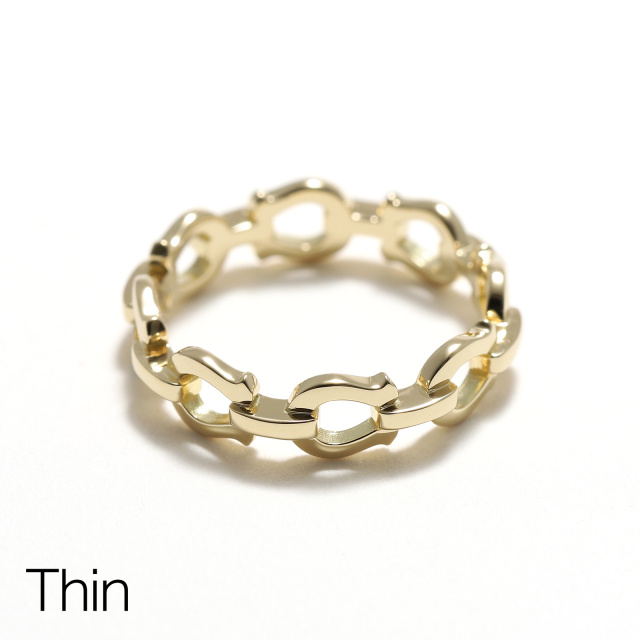 SYMPATHY OF SOUL（シンパシーオブソウル） Thin Horseshoe Link Ring