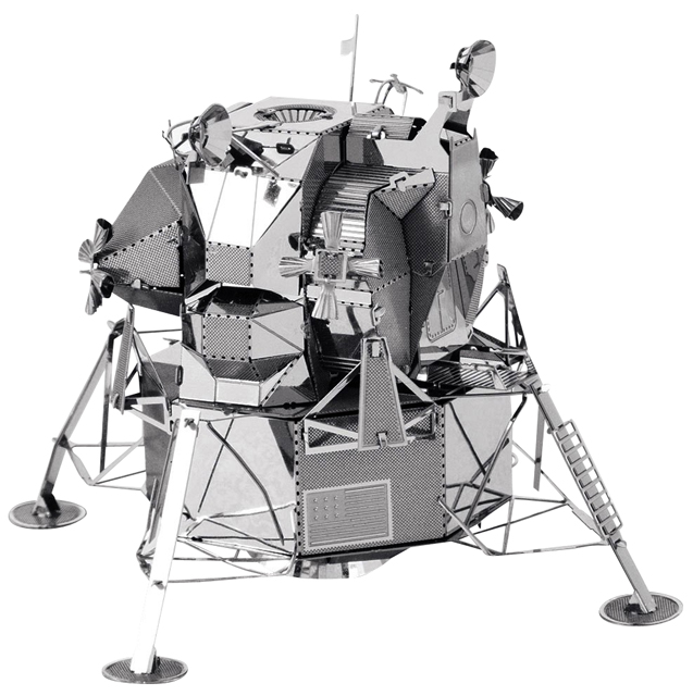 宇宙グッズ】メタリックナノパズルアポロ月着陸船