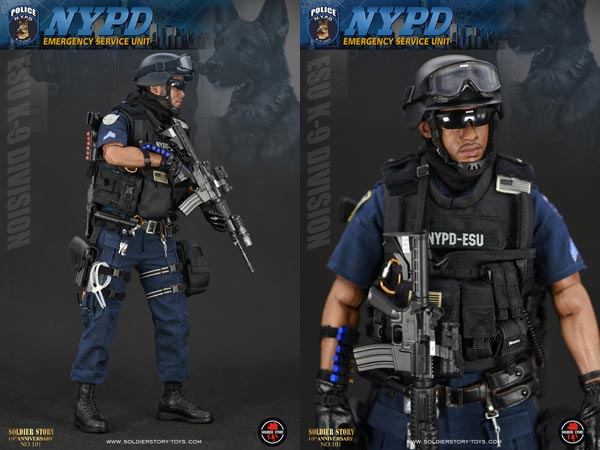 Soldier Story】SS101 1/6 NYPD ESU K-9 DIVISION ニューヨーク市警察