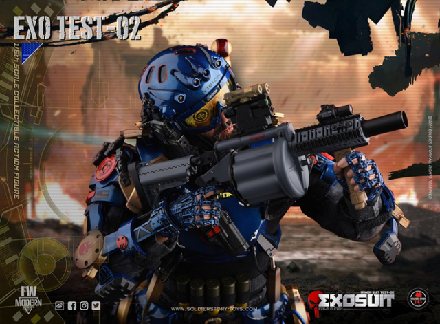 Soldier Story】SS125 1/6 EXO SKELETON ARMOR SUIT TEST-02 エクソ