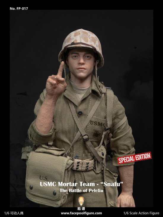 Facepoolfigure】FP017B 1/6 WW2 USMC Mortar Team Snafu The Battle