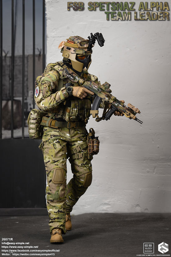 EASY&SIMPLE】26071R FSB ALPHA TEAM LEADER 1/6スケールミリタリー