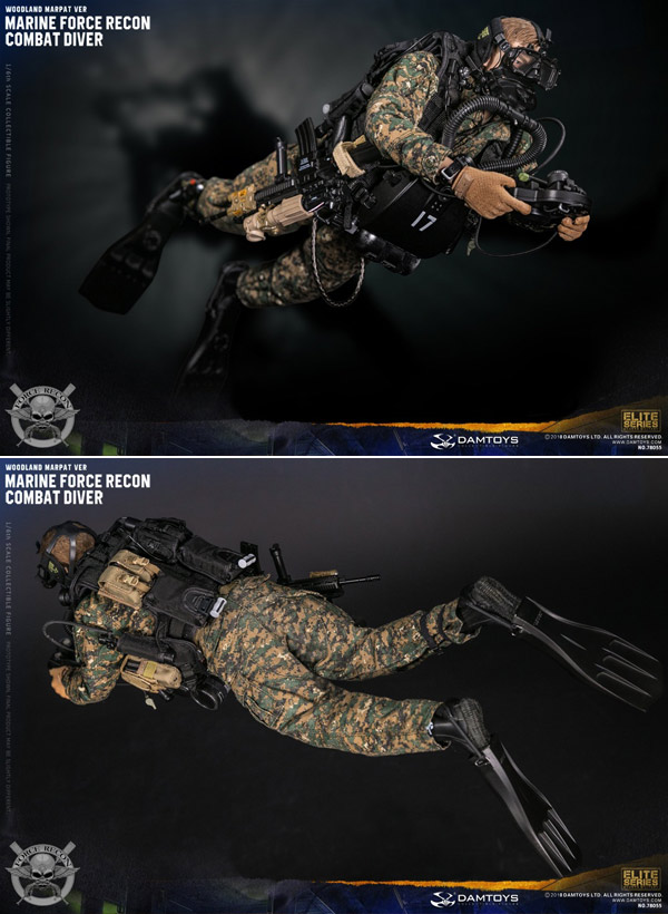 DAM】No.78055 ELITE SERIES 1/6 MARINE FORCE RECON COMBAT DIVER