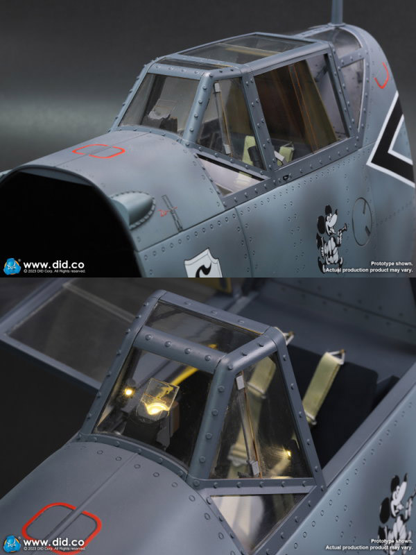 DID】E60065 B/Y 1/6 Bf109 Cockpit WW2 ドイツ軍 メッサーシュミット