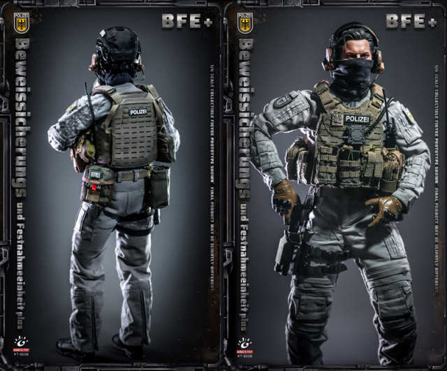King's Toy】KT-8008 1/6 BFE+ Beweissicherungs ドイツ連邦警察 テロ