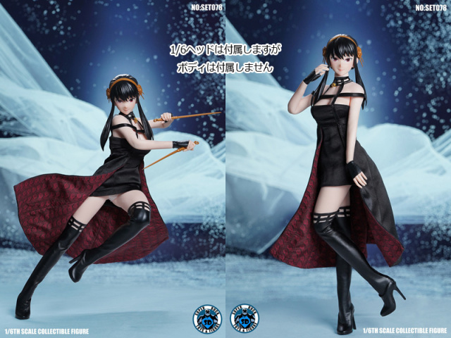 SUPERDUCK】SET078 女性エージェント アサシン 1/6スケール 女性ヘッド