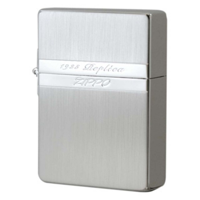 Zippo ジッポー 1935レプリカ ミラーライン 銀メッキ サテーナ SV