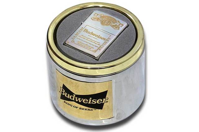 Zippo ジッポー 絶版・1993年製造 Budweiser KING OF BEERS 卓上灰皿