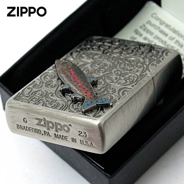Zippo ジッポー イトウ ヴィンテージ 七宝メタル 淡水魚 Vintage