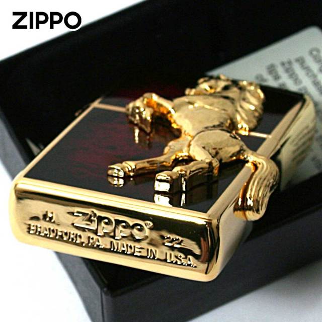 Zippo ジッポー 馬 ホース 2面連続メタル ウイニング ウィニー