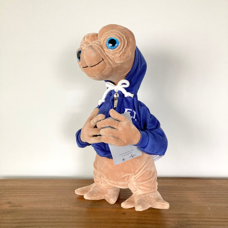 E.T.ぬいぐるみ 青パーカー UNIVERSAL STUDIOS 紙タグつき | MILMO