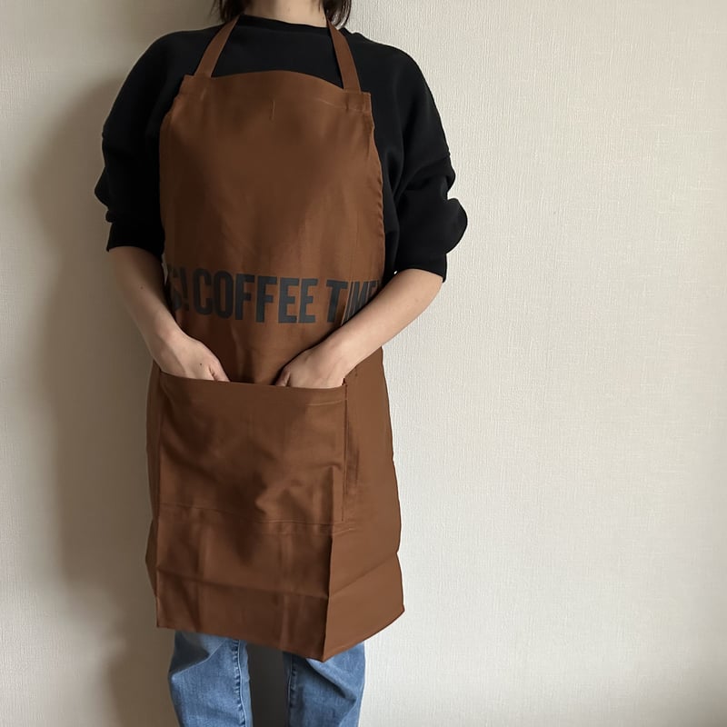 DRESSSEN DRVBRN11 REVERSIBLE APRON“YES！COFFEE