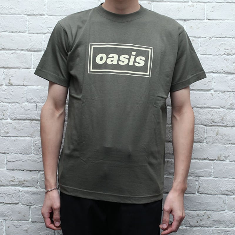 オアシス バンドTシャツボックスロゴ Oasis | Strato
