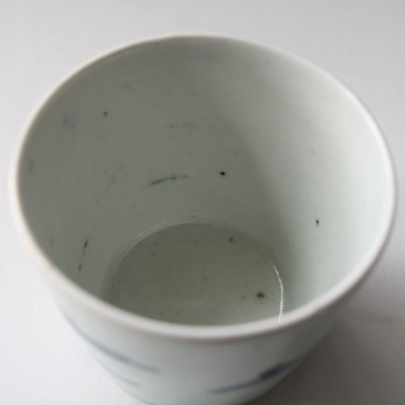 198 古伊万里 KOIMARI 染付 山水・東屋・帆掛け舟図 蕎麦猪口 | imarimaru
