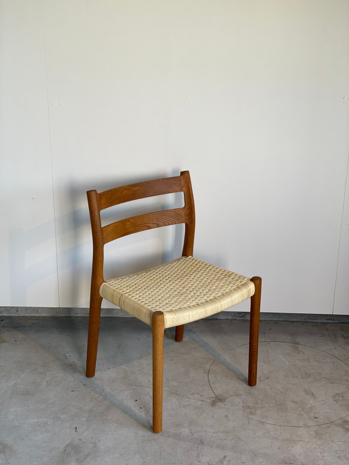 Vintage】J.L. Møller Model 84 Chair｜Oak & Cane