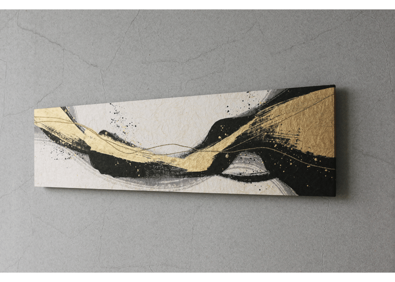 和紙アートパネル「翔 金彩－Sho kinsai」 Washi Wall Art Panel