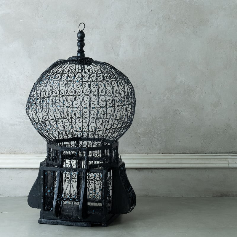 フランスアンティーク黒い鳥籠 | BOLT antique &brocante＋design
