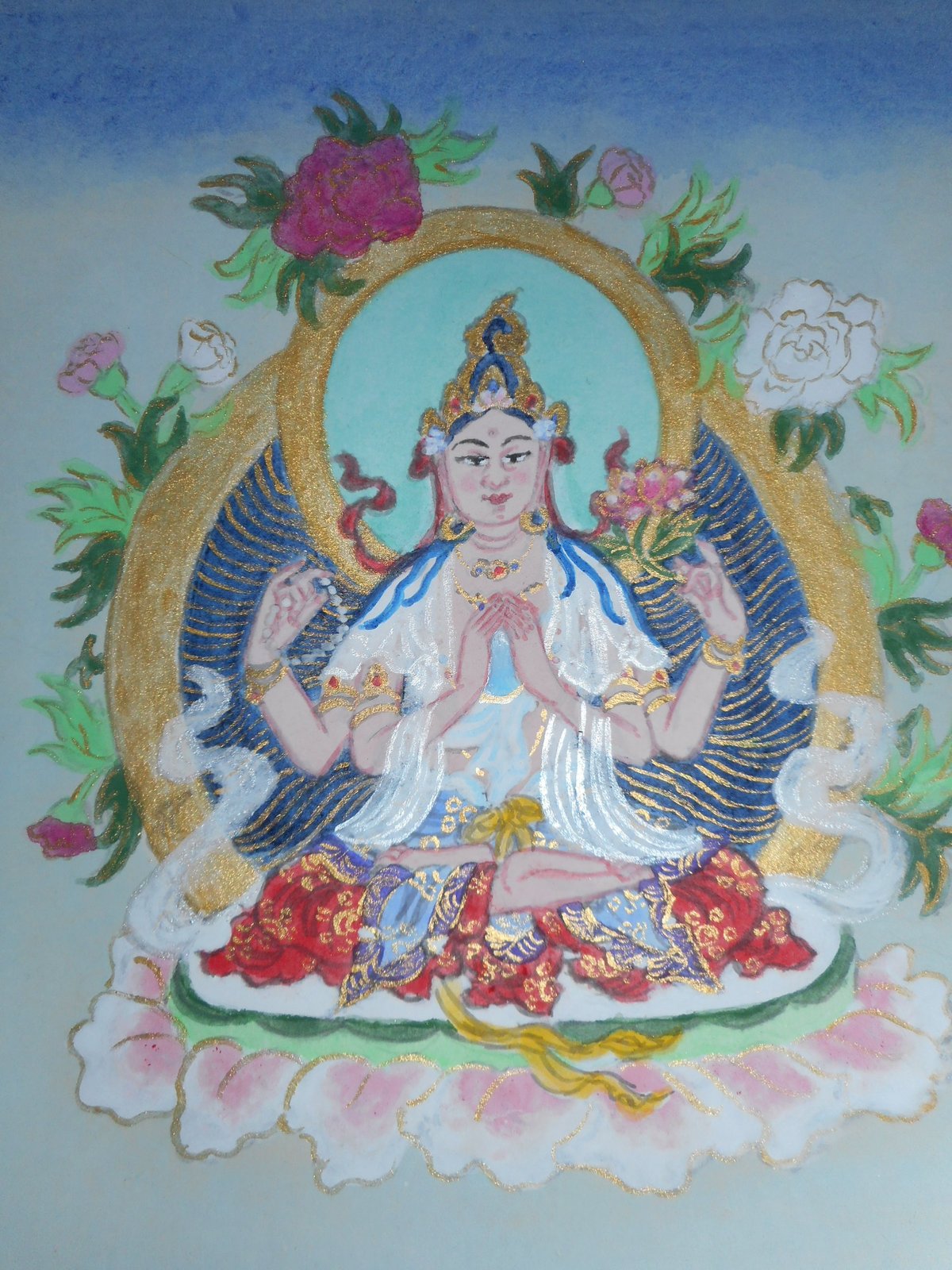観音菩薩 | 仏教美術 -開運仏画-