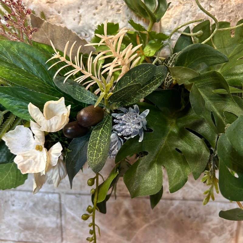 光触媒 人工観葉植物 ウォールグリーン フェイクグリーン 壁掛け30477